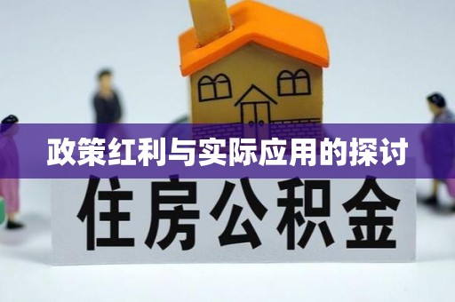 濉溪政策红利与实际应用的探讨